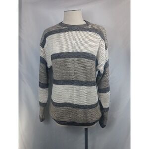 Vintage Fluid International Sweater Men's Size Medium 90s‎ Fashion Knit Sweater